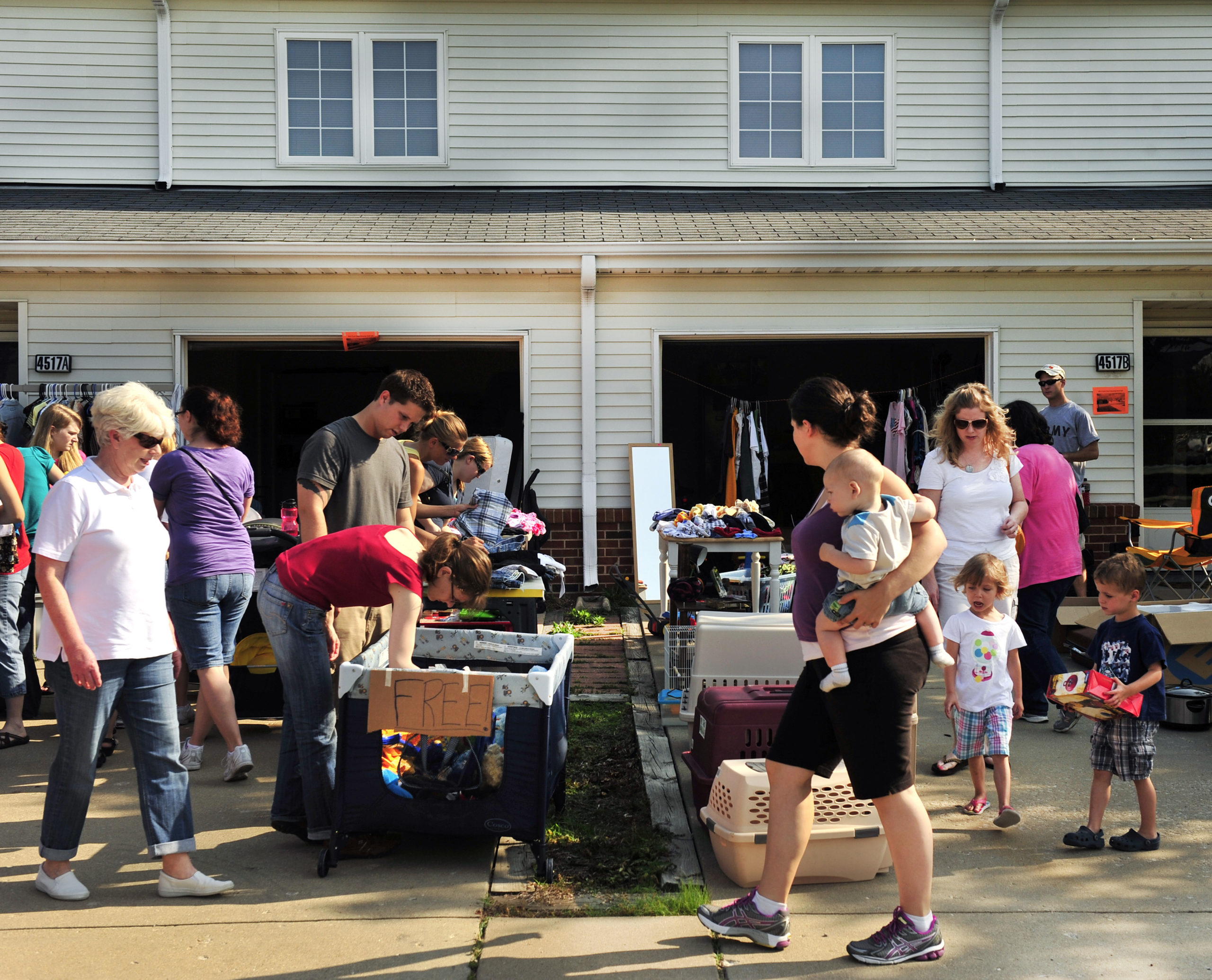 Back To School Clothes Shopping yard sale